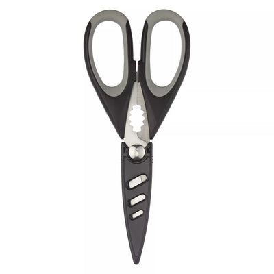 John Lewis John Lewis Professional Stainless Steel Kitchen Scissors Black/Grey- Buy online at McGrocer