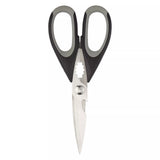 John Lewis stainless steel kitchen scissors black grey, imported from the UK