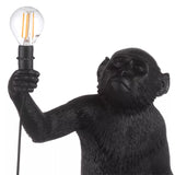 Seletti monkey table lamp black 54cm (British brand)