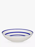 John Lewis Harbour Serving Bowl, White/Blue, Dia.30cm