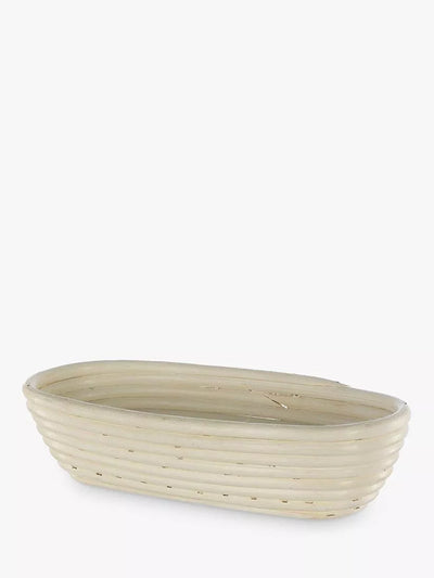 John Lewis Eddingtons Banneton Oval Bread Proofing Basket, Neutral- Buy online at McGrocer