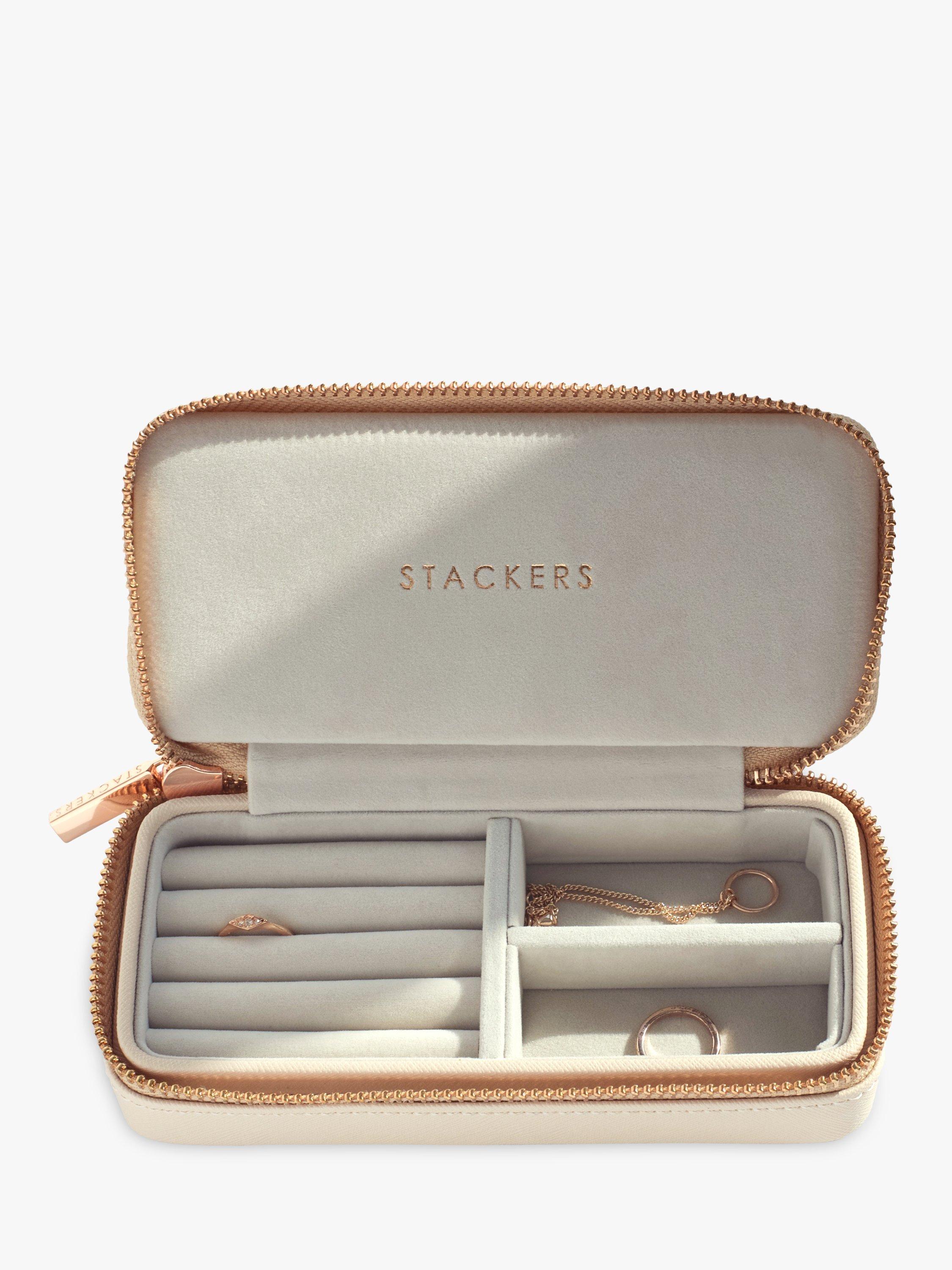 Stackers medium travel jewellery box, imported from the UK
