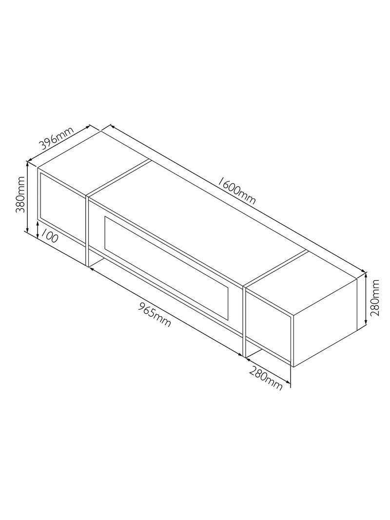 AVF Edge ED160 TV stand 160cm (British brand)