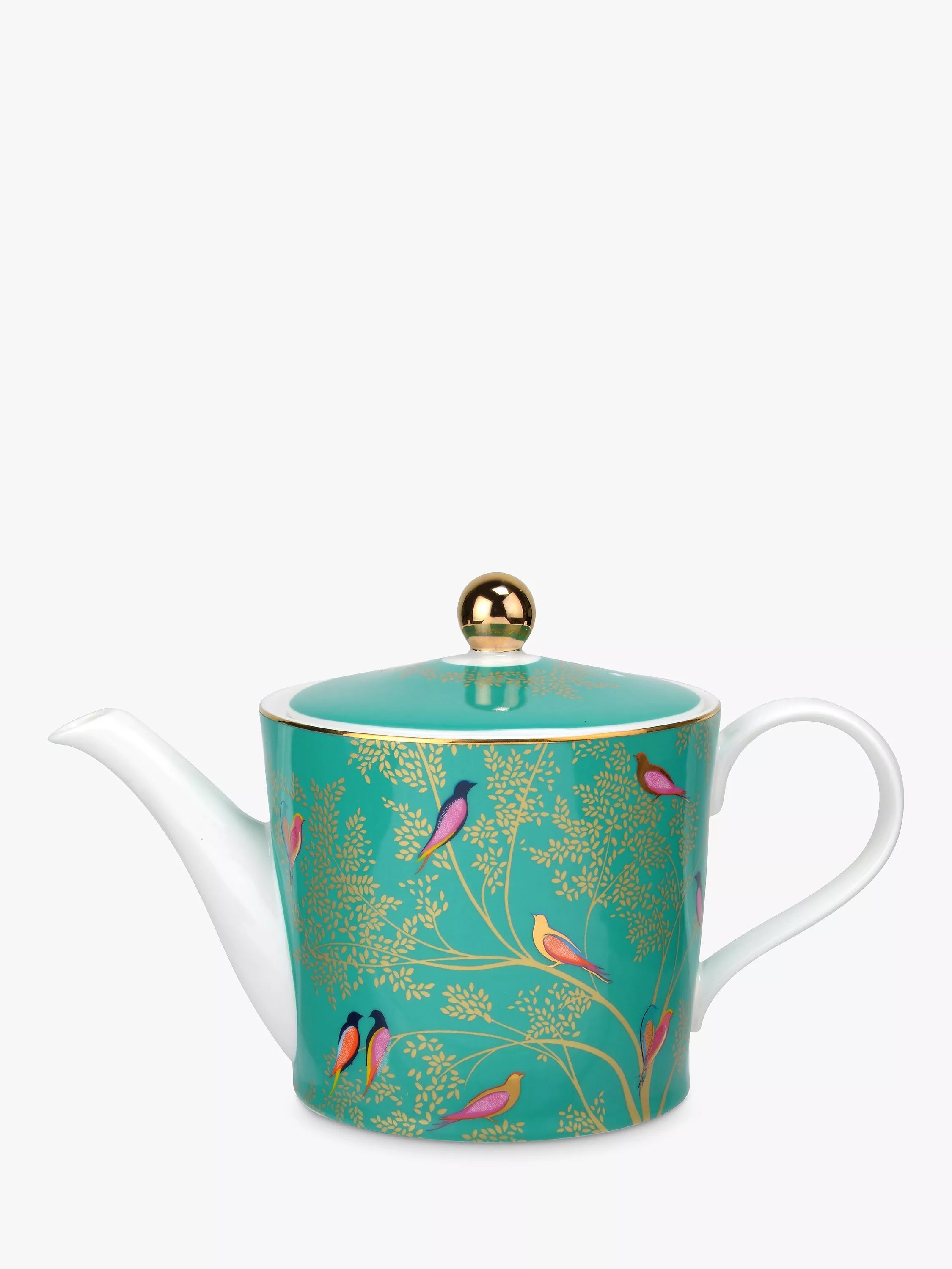 Sara Miller Chelsea Collection teapot 1.1L green fine china, UK version