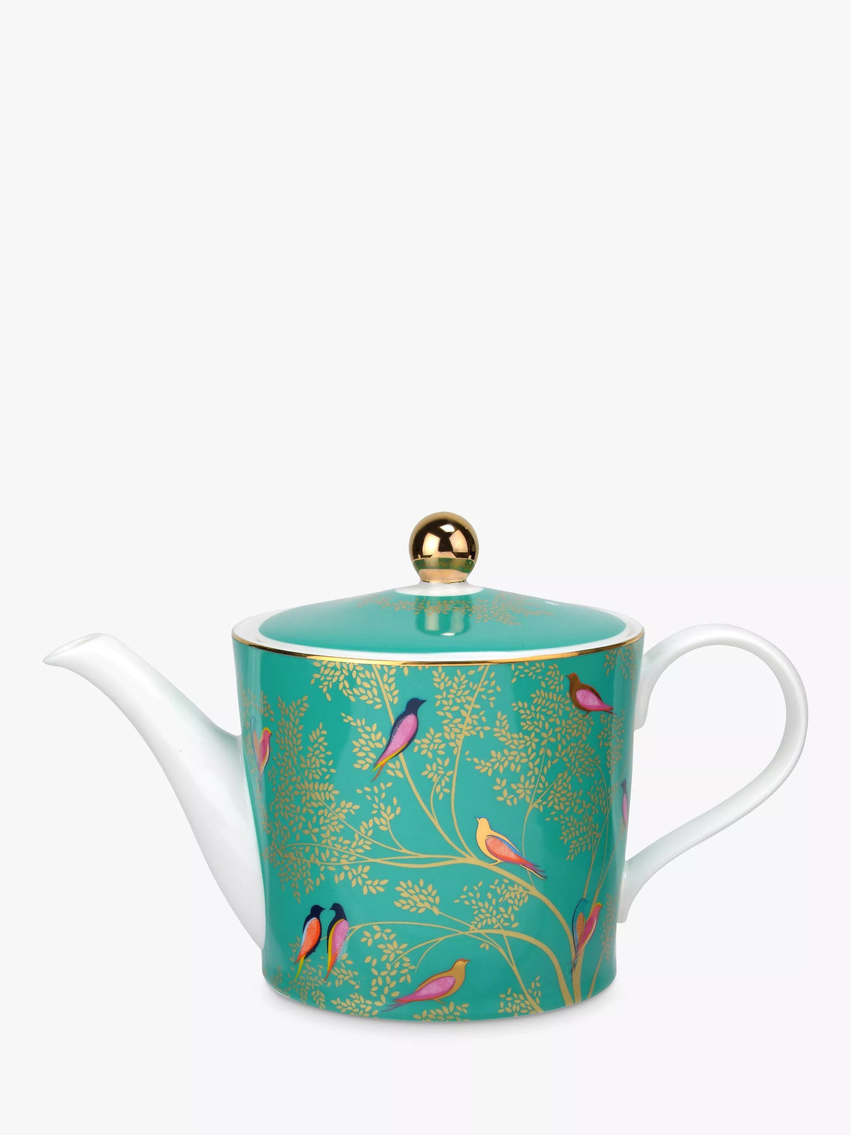 Sara Miller Chelsea Collection teapot 1.1L green fine china, UK version
