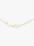 IBB vertical bar initial pendant necklace 9ct gold, UK version