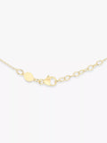 IBB vertical bar initial pendant necklace 9ct gold, UK version
