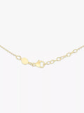 IBB personalised 9ct gold disc pendant necklace, UK version