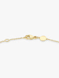 IBB 9ct gold disc initial bracelet, imported from the UK