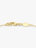 IBB personalised 9ct gold bar initial chain bracelet, UK version