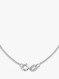 IBB personalised sterling silver heart necklace, UK version