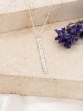 IBB sterling silver initial pendant necklace 43cm (British brand)