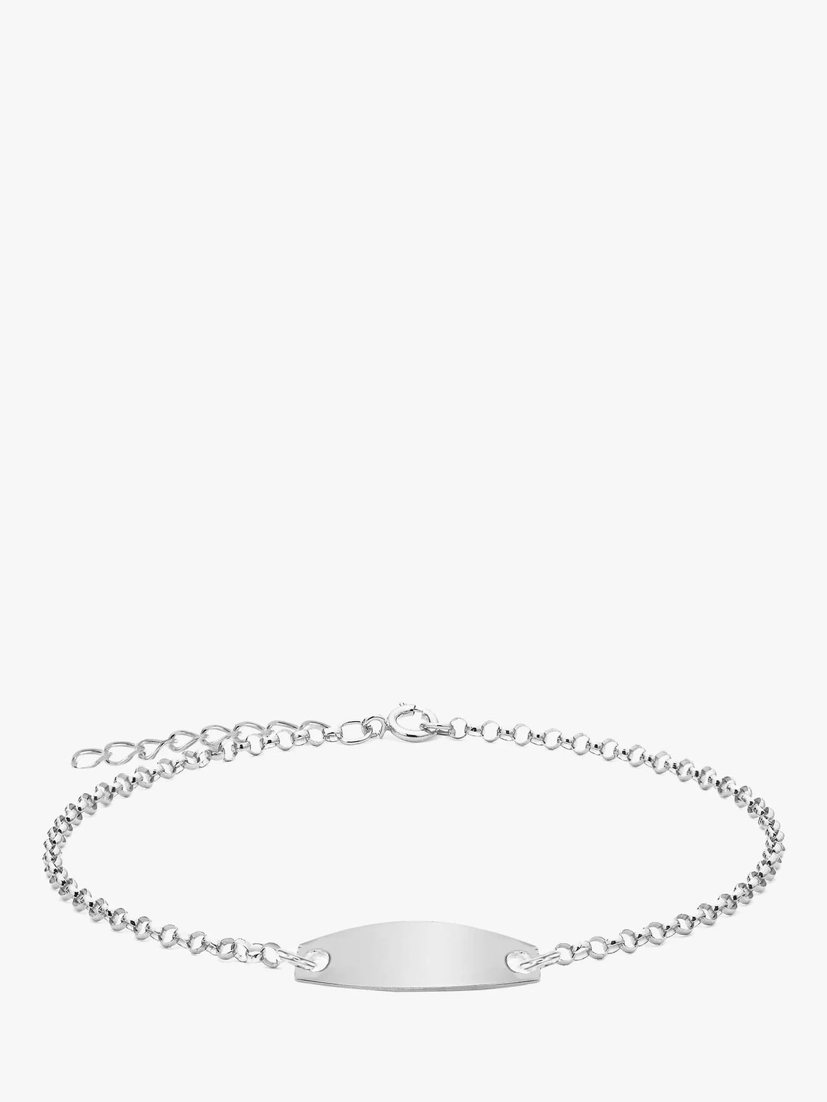 IBB children's sterling silver ID bracelet - British product