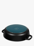 Staub round cast iron saute pan with Chistera lid 24cm (British brand)