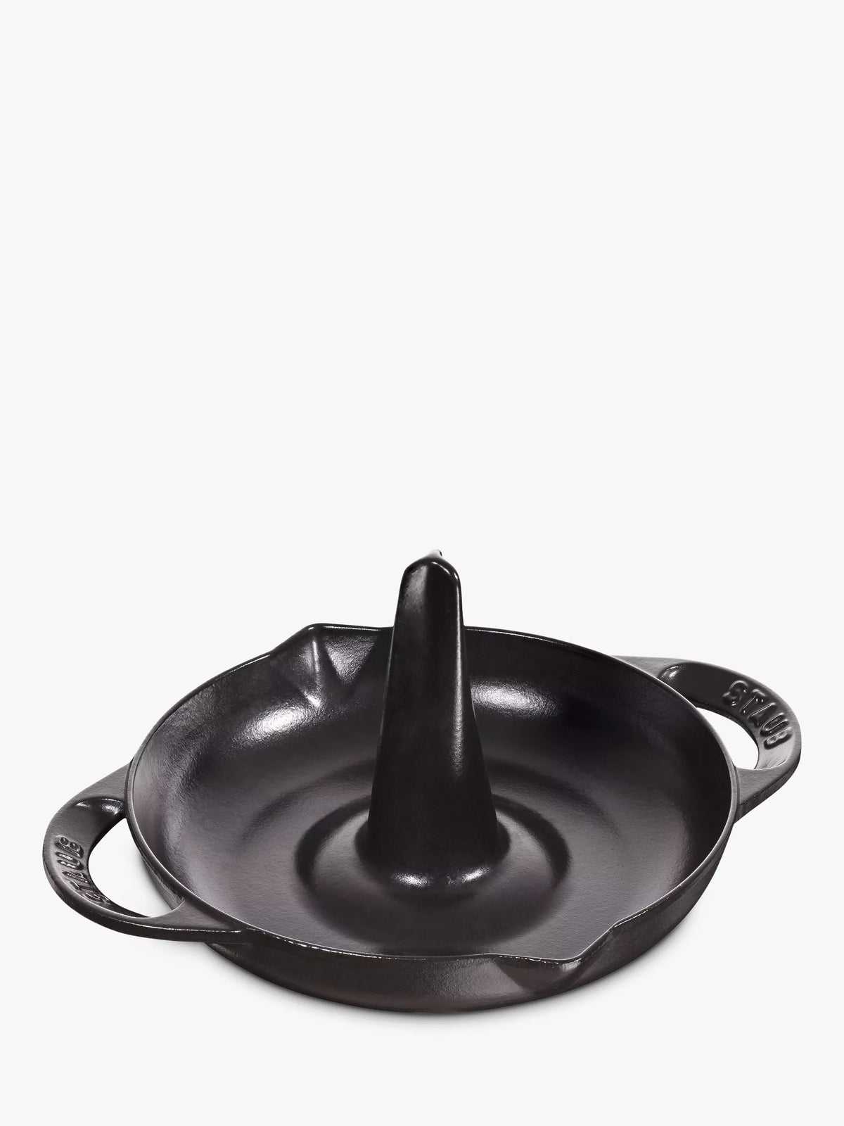 STAUB Vertical Chicken Roaster 24cm Black (British brand)