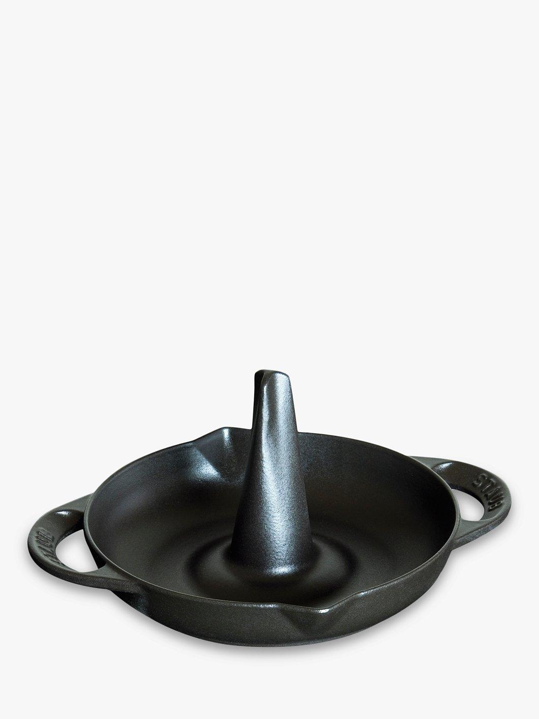 STAUB Vertical Chicken Roaster 24cm Black (British brand)