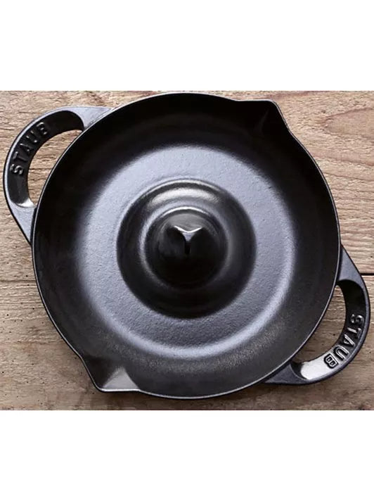 STAUB Vertical Chicken Roaster 24cm Black (British brand)