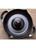 STAUB Vertical Chicken Roaster 24cm Black (British brand)