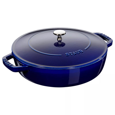 Poêle à sauter ronde en fonte STAUB, 24cm