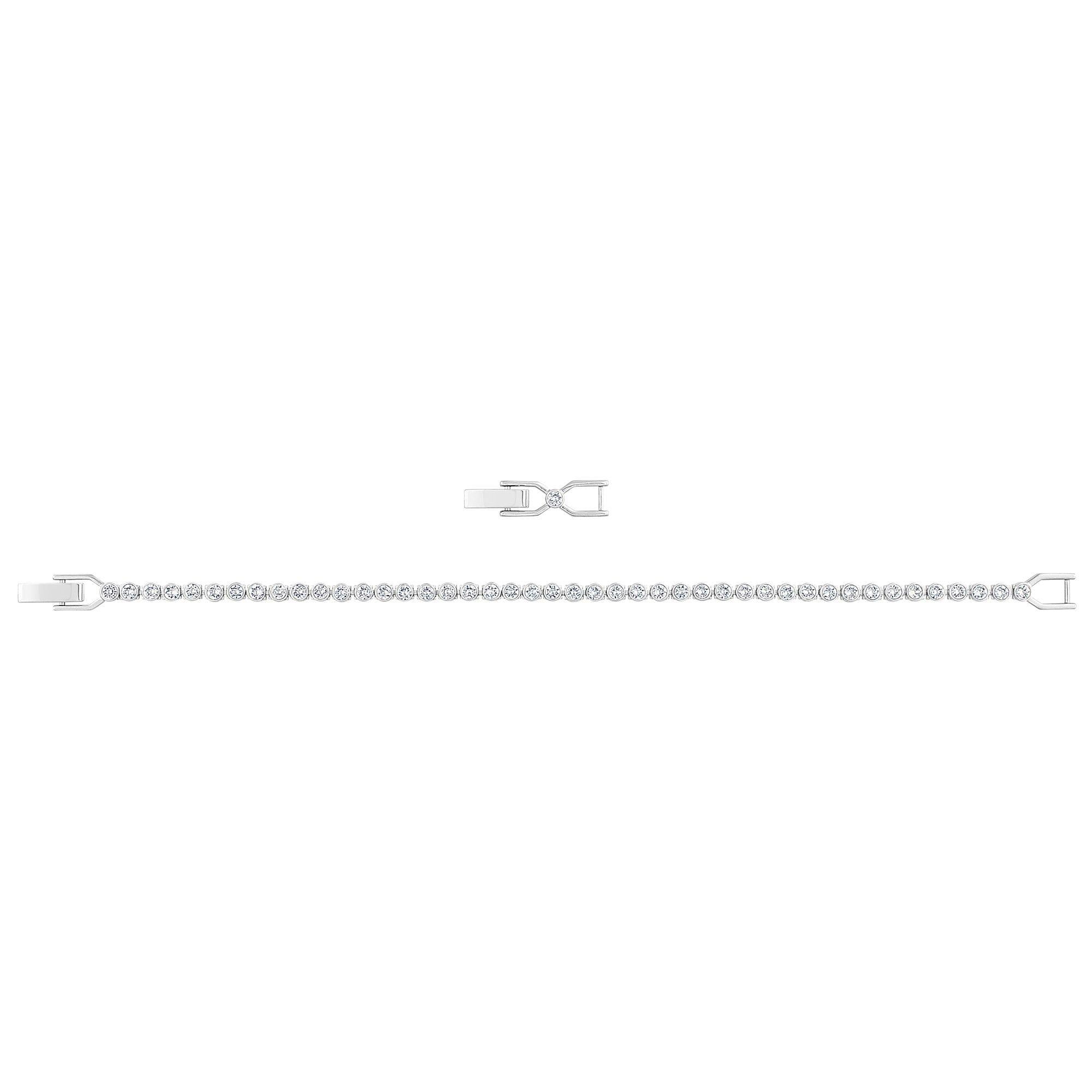 Swarovski Emily crystal tennis bracelet silver, UK version
