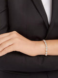 Swarovski Angelic round crystal bracelet rose gold 17cm - British product