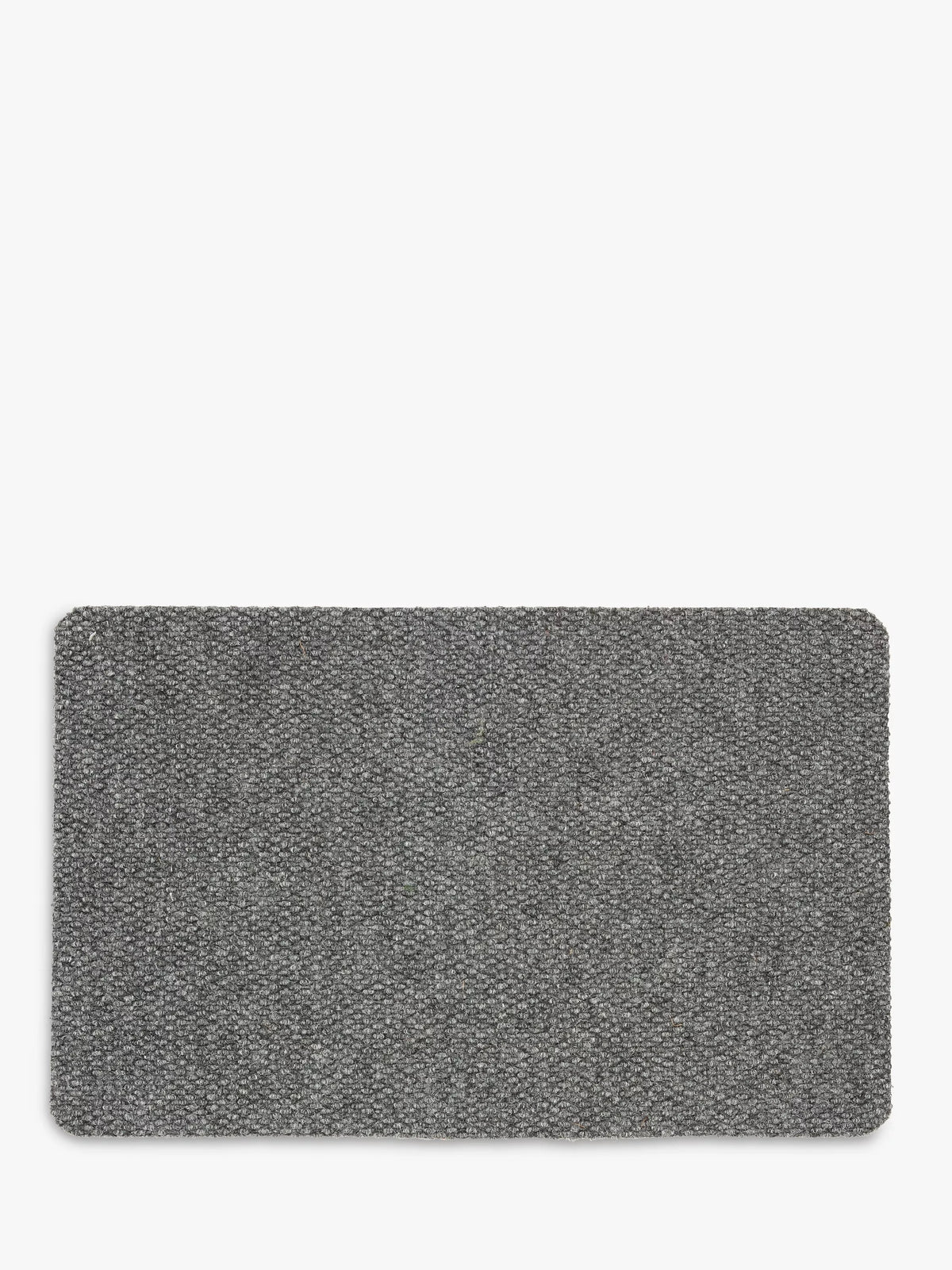 John Lewis Utility Door Mat, Steel Grey