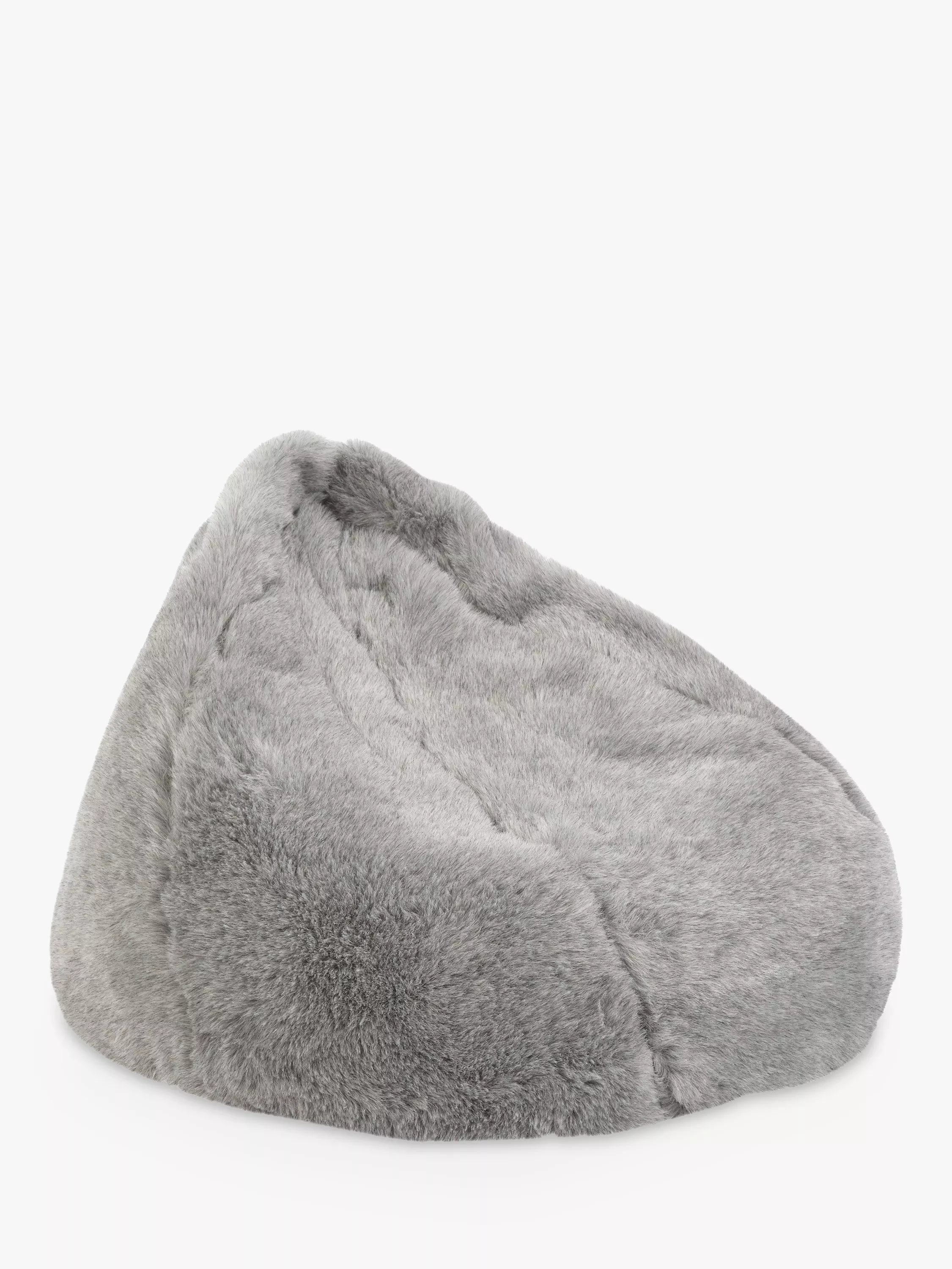 John Lewis faux fur beanbag with polyester cover (British brand)