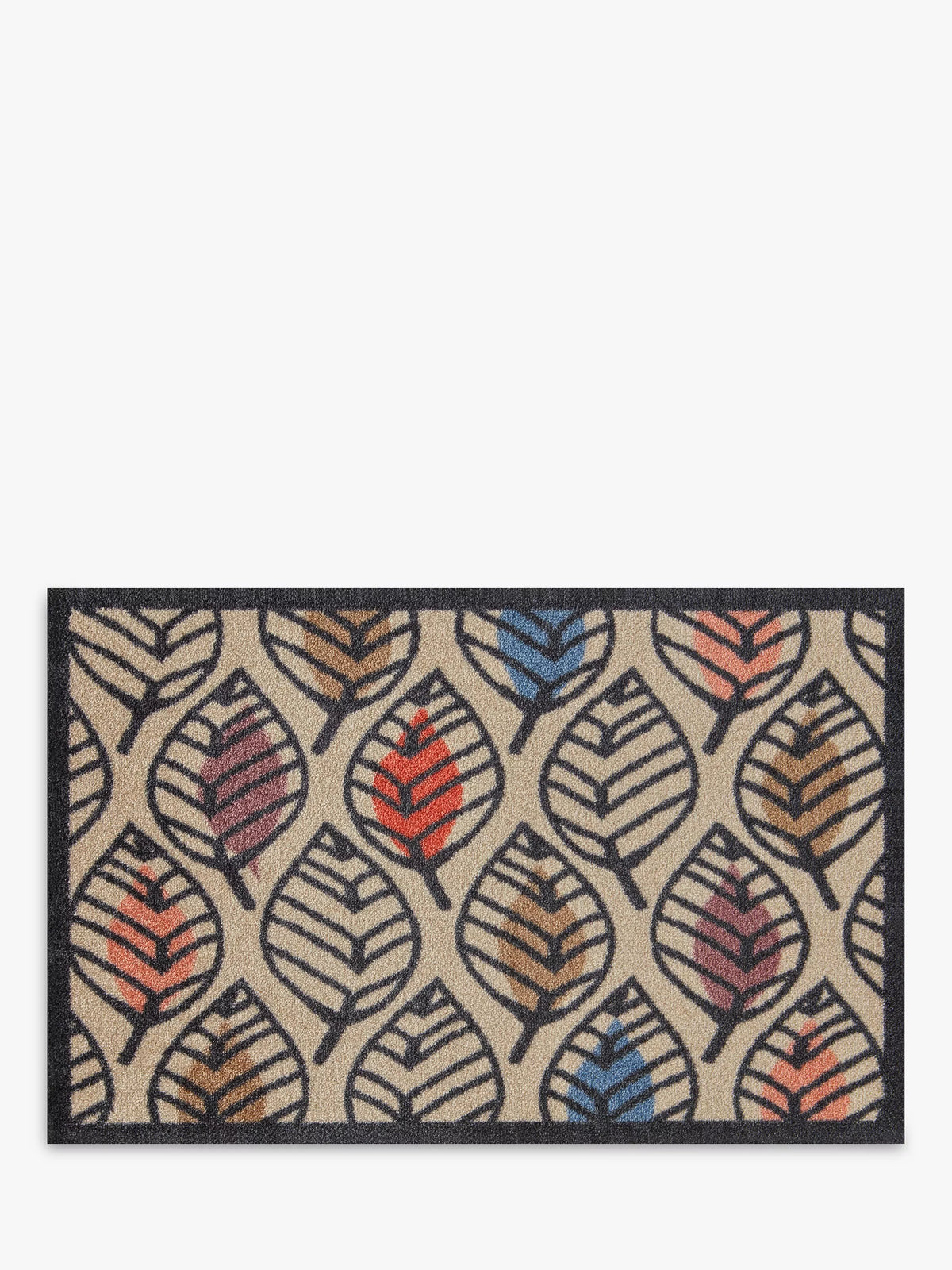 Turtle Mat stencil leaf door mat 75x50cm, imported from the UK