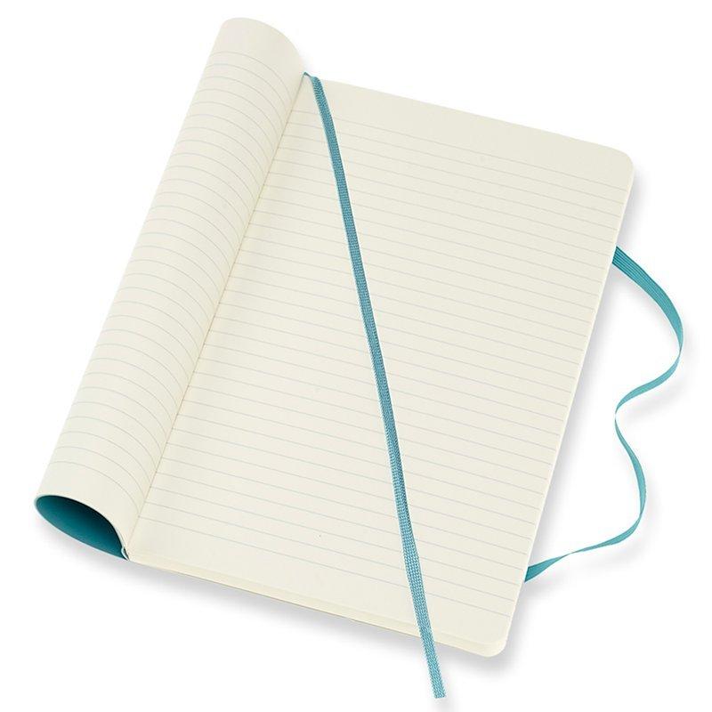 Moleskine large ruled notebook soft cover, UK version