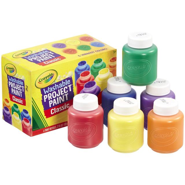 Crayola 6 Washable Kids Paint   6 per pack GOODS M&S   