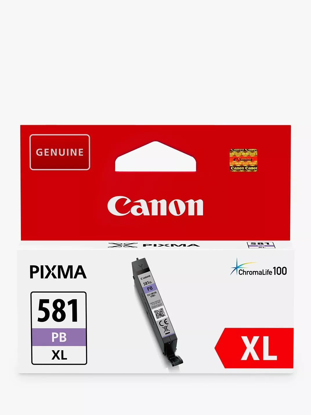 Canon CLI-581 XL photo blue ink cartridge - British product