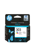 HP 303 tri-colour original ink cartridge - British product
