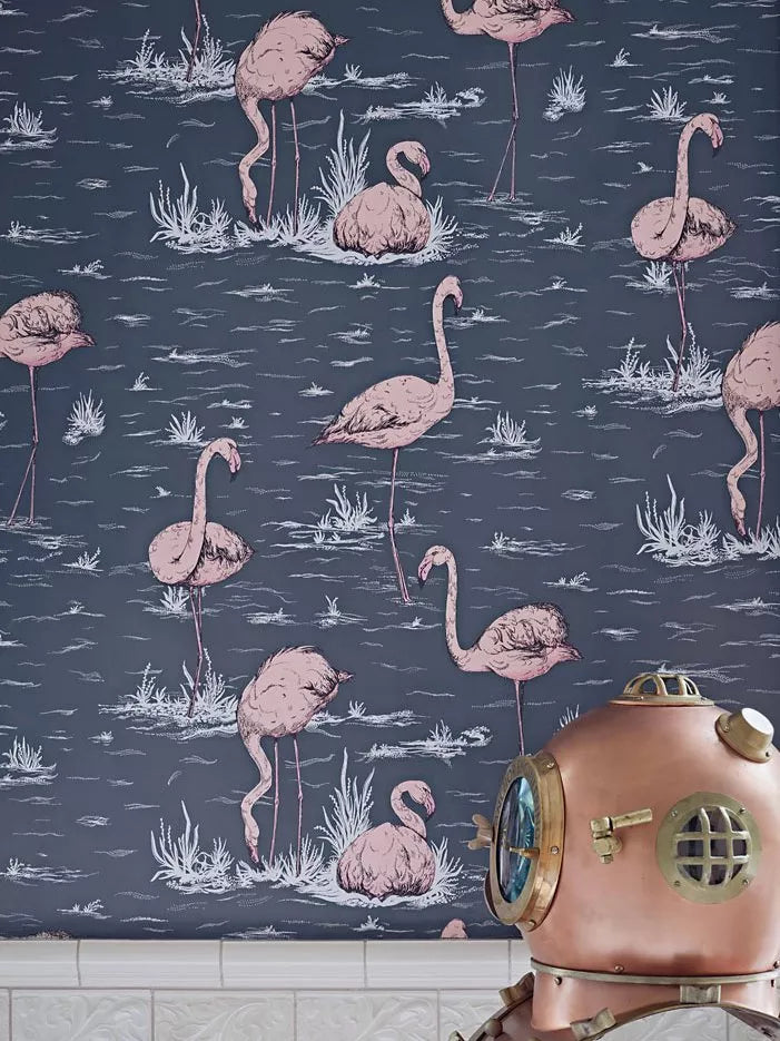Cole & Son Flamingos wallpaper 10m x 53cm, UK version