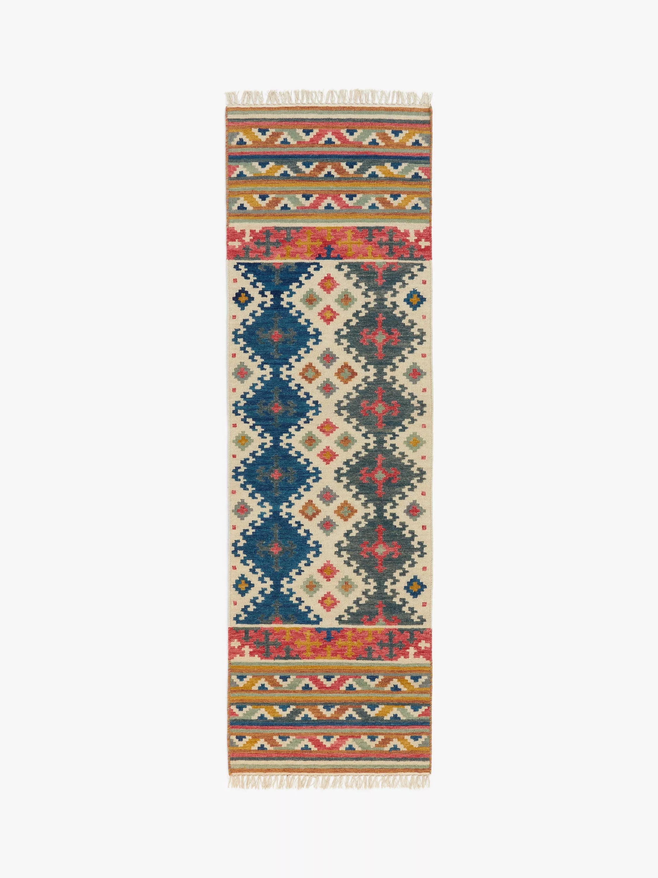 John Lewis Fusion Souk Kelim Flatweave Wool Rich Rug 180 x 120cm
