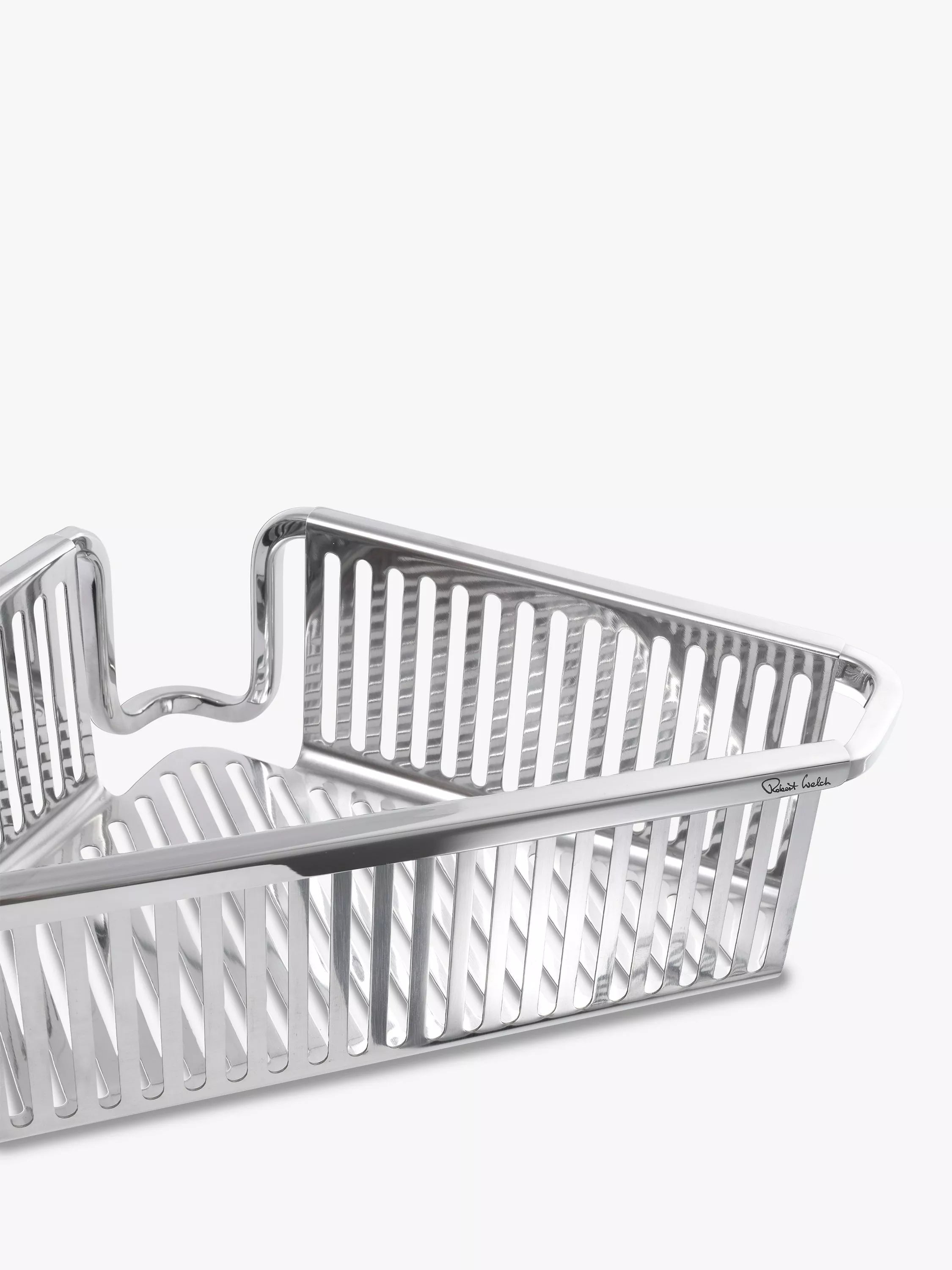 Robert Welch Burford single corner shower basket - British product