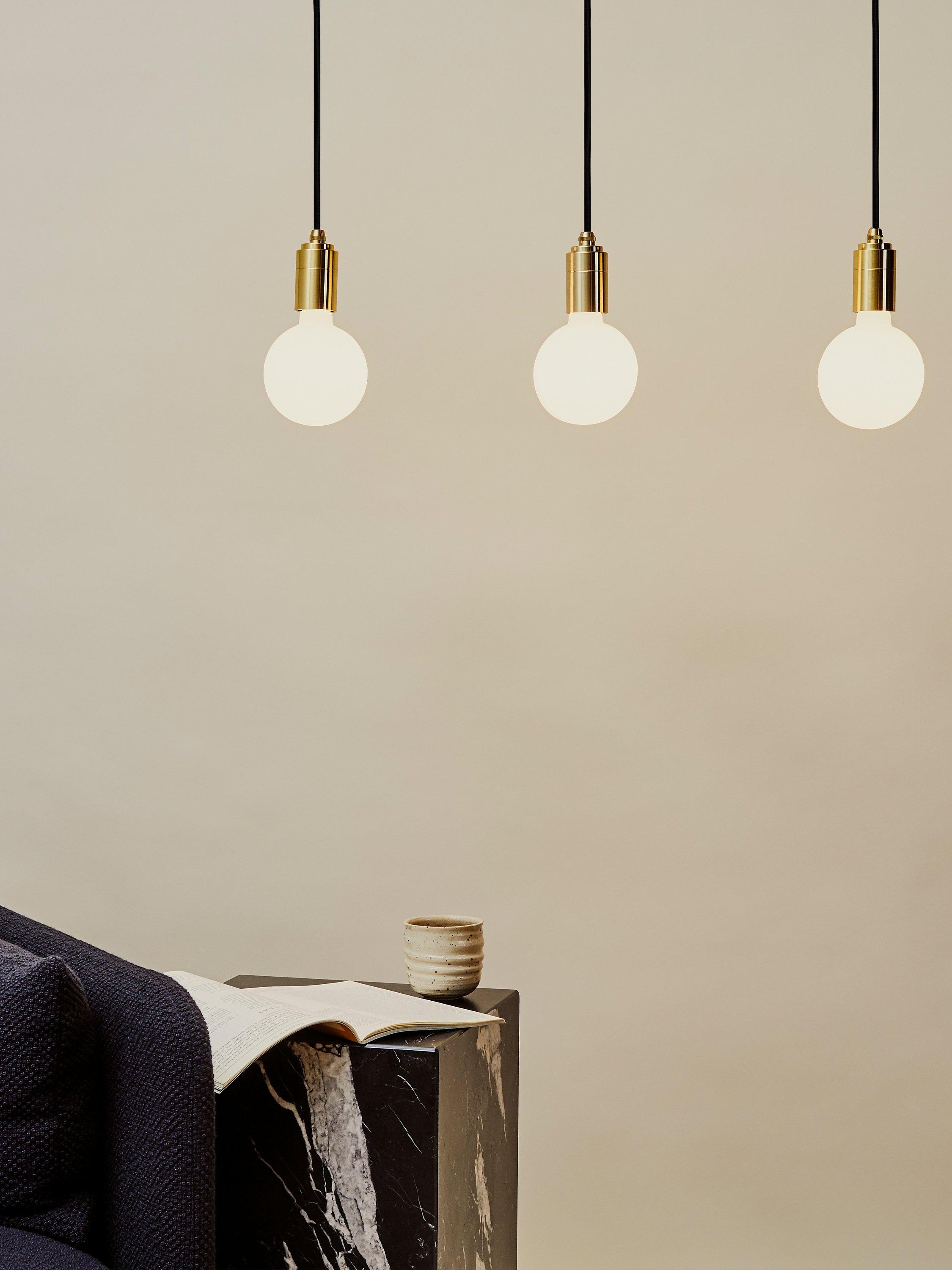 Tala brass pendant cord light adjustable 3m, imported from the UK