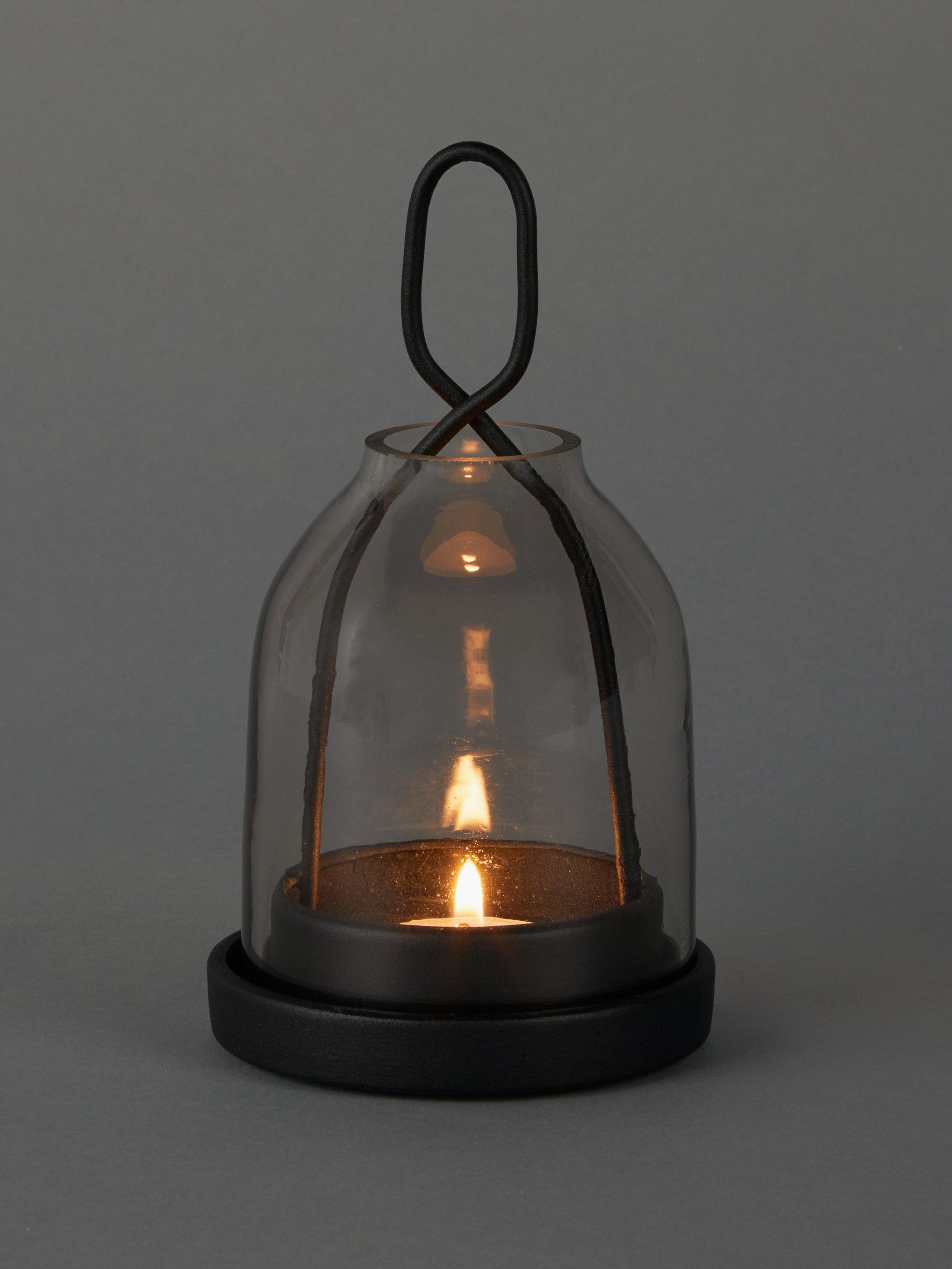 John Lewis No.150 smoke glass lantern small - British product
