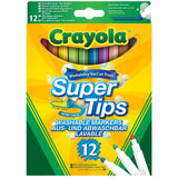 Crayola Bright Supertips   12 per pack GOODS M&S   