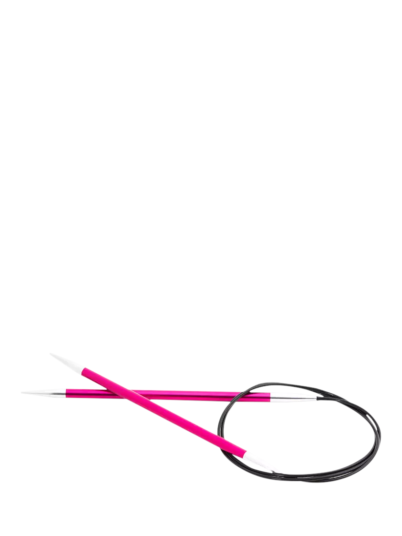 KnitPro Zing Fixed Circular Knitting Needles 2.5mm 80cm