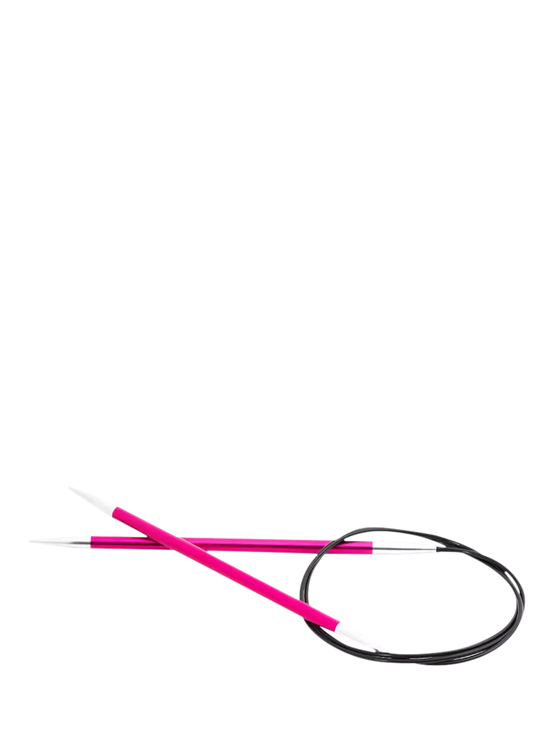 KnitPro Zing Fixed Circular Knitting Needles 2.5mm 80cm