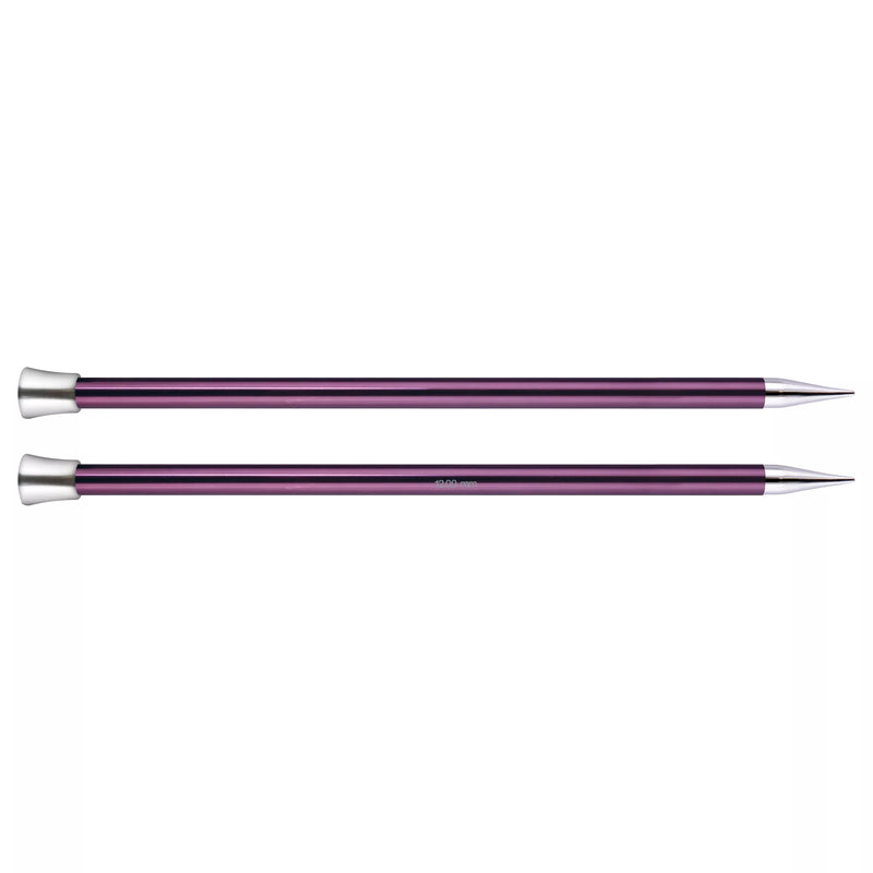 KnitPro Zing Single Pointed Knitting Needles 30cm 3.25mm