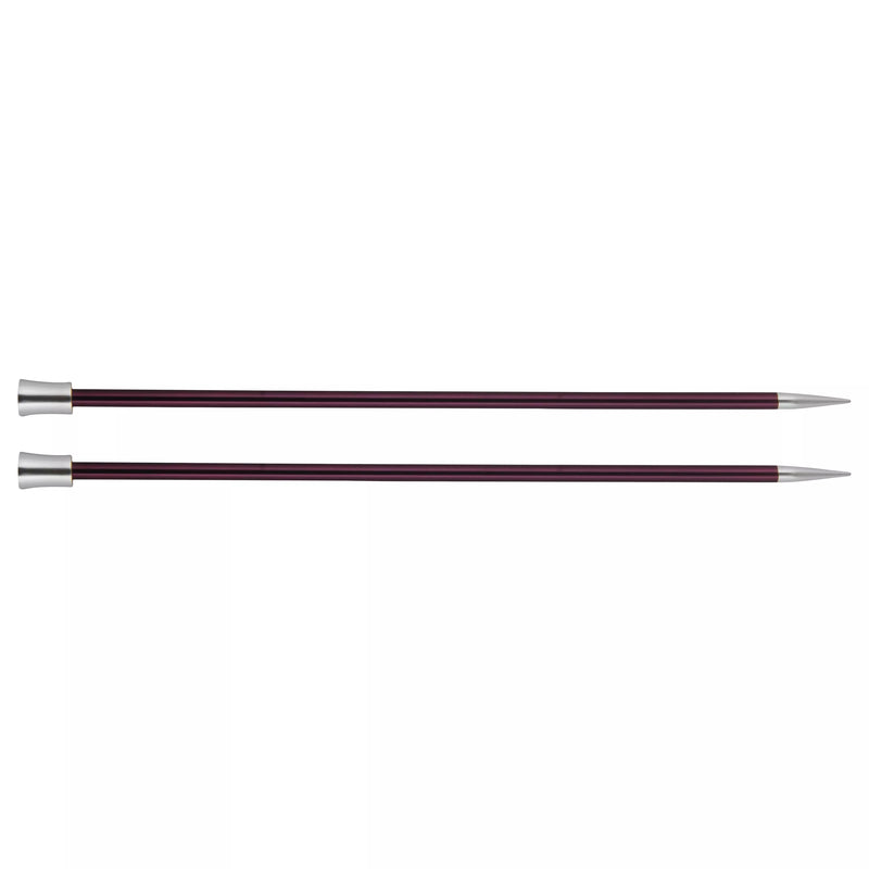 KnitPro Zing Single Pointed Knitting Needles 30cm 3.25mm