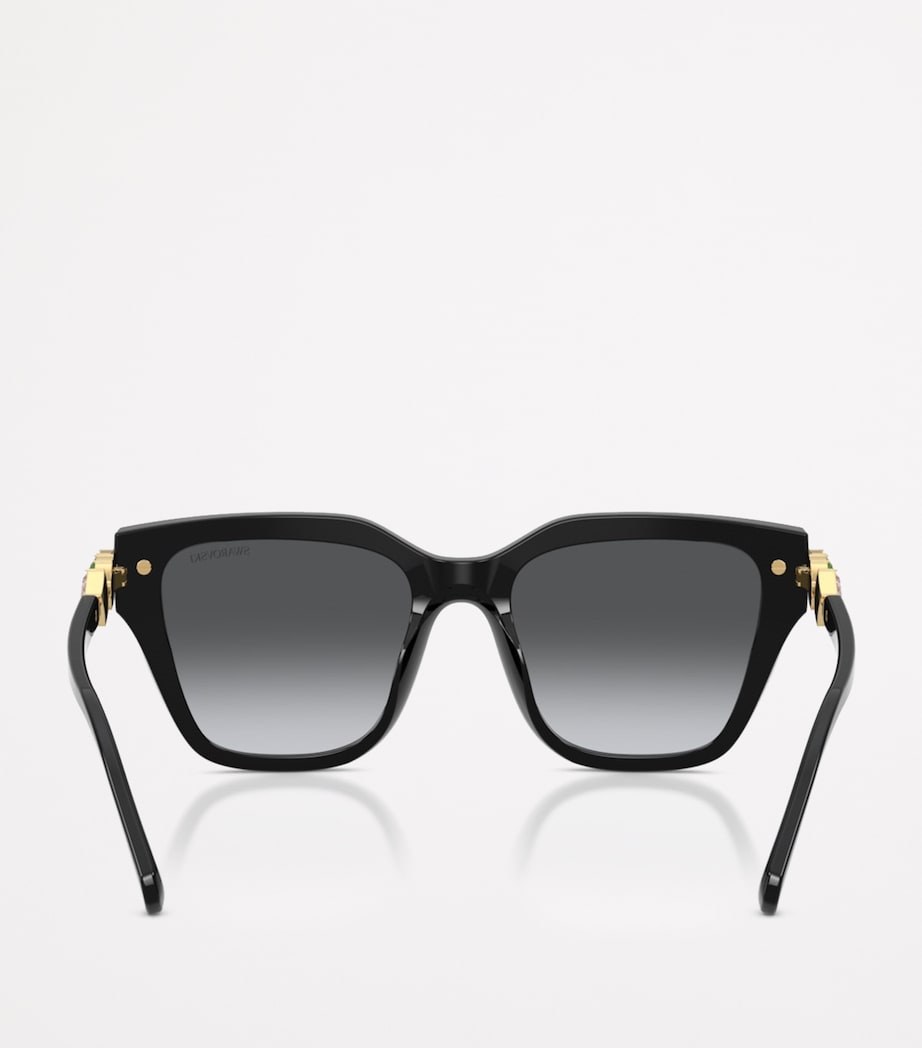Swarovski oversized acetate sunglasses SK6041, imported from the UK