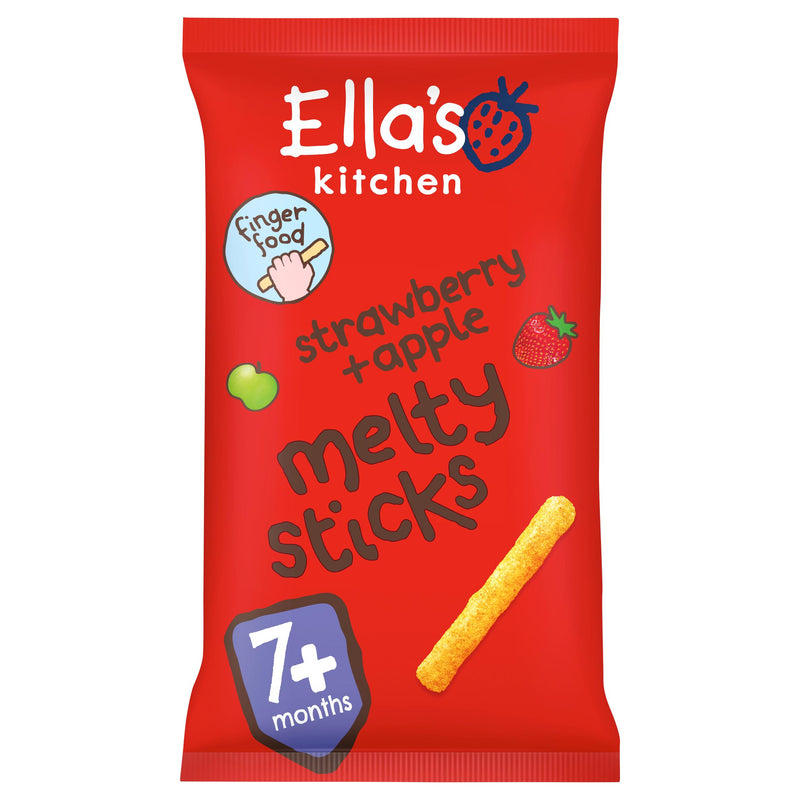 Ella's Kitchen organic strawberry apple melty sticks 16g - British product
