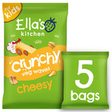 Ella's Kitchen cheesy pea crisps 5x10g multipack, UK version