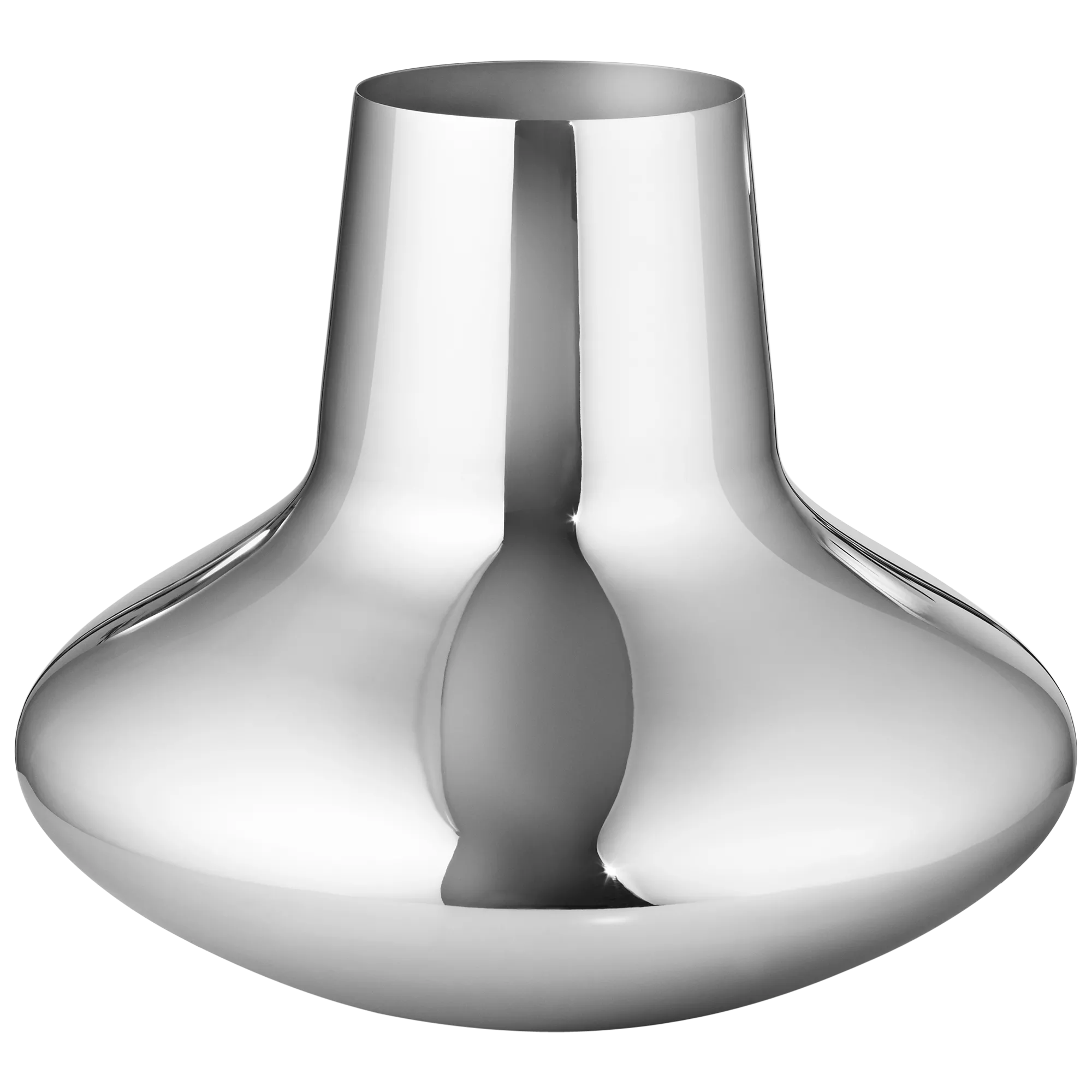 Georg Jensen large silver vase H22.2cm, UK version