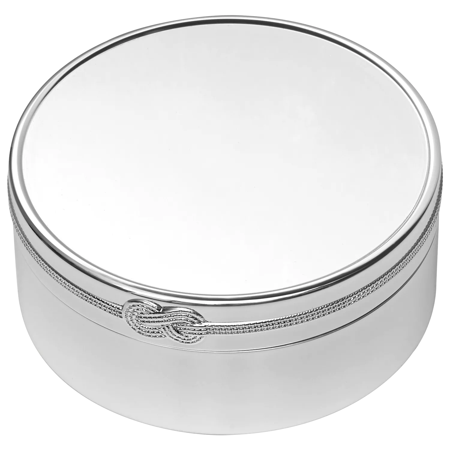 Vera Wang Wedgwood infinity round keepsake box silver - British brand