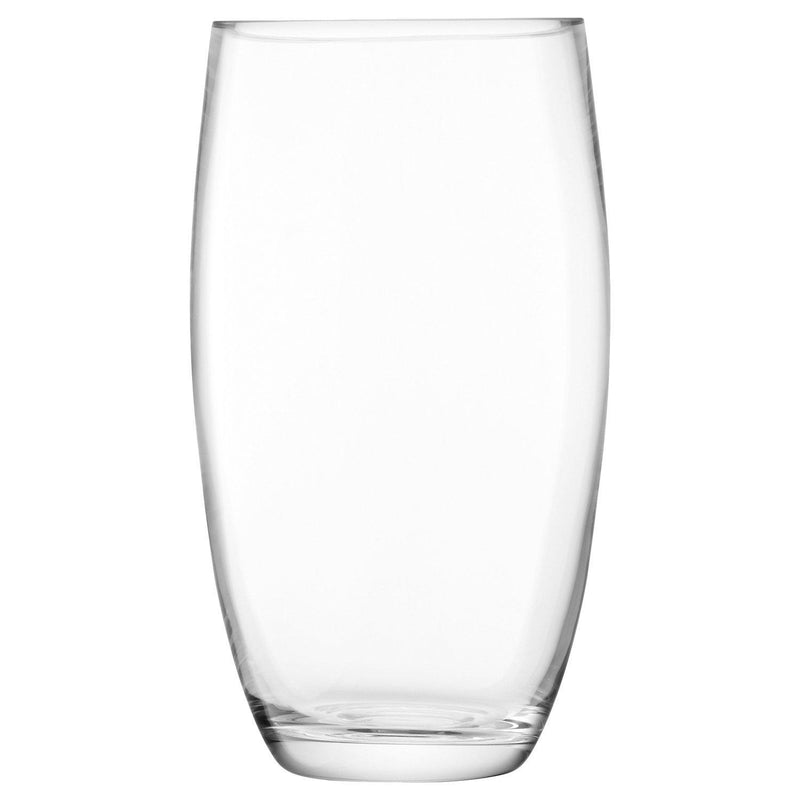 LSA International Clear Flower Barrel Vase H29cm, UK version