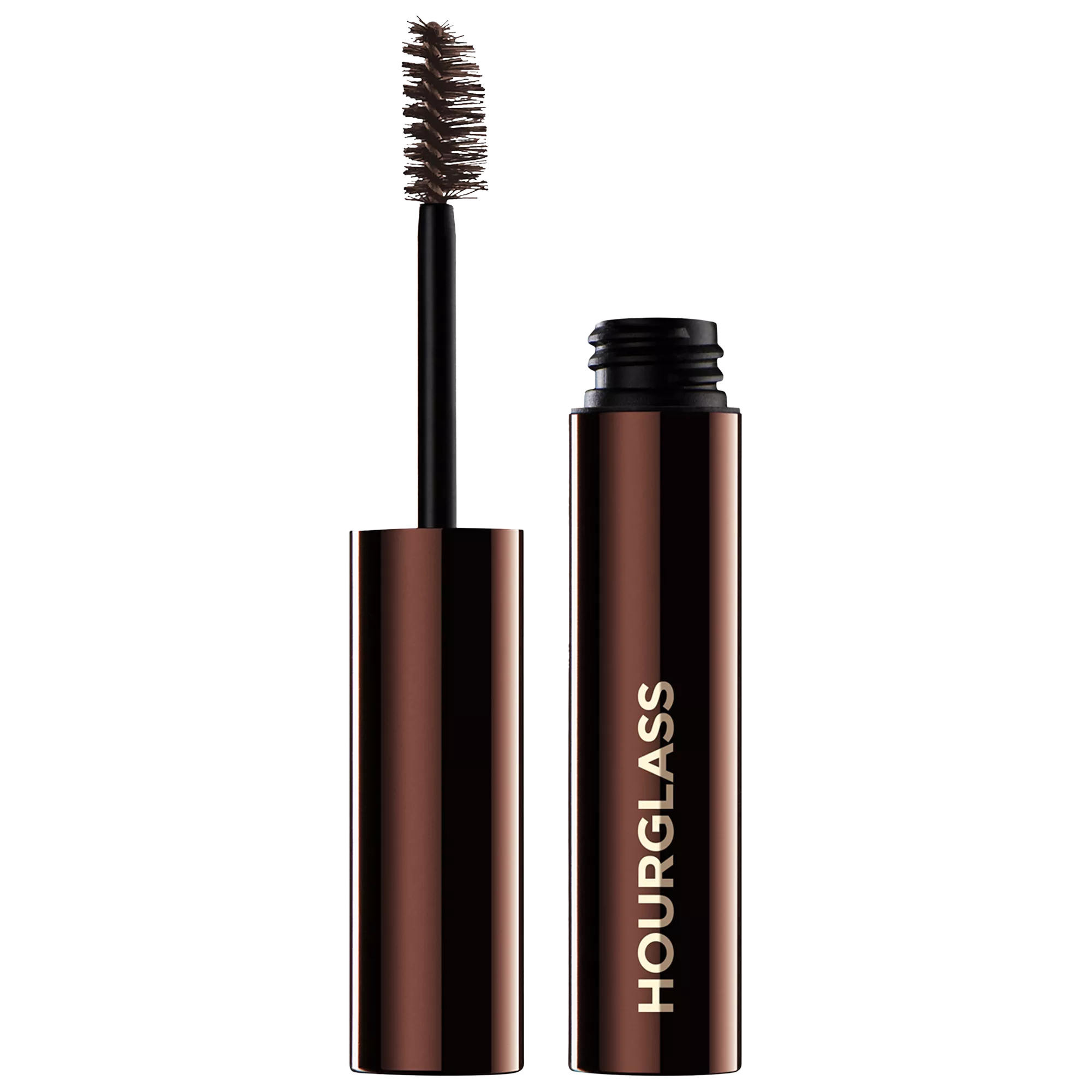 Hourglass Arch Brow Volumising Fiber Gel, Dark Brunette