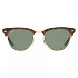 Ray-Ban men's Clubmaster polarised sunglasses tortoise green, UK version